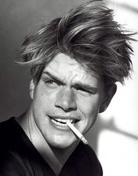 Young Matt Damon, Herb Ritts, Good Will Hunting, 얼굴 드로잉, Taylor Lautner, Matt Damon, Brad Pitt, Justin Bieber, Celebrity Crush