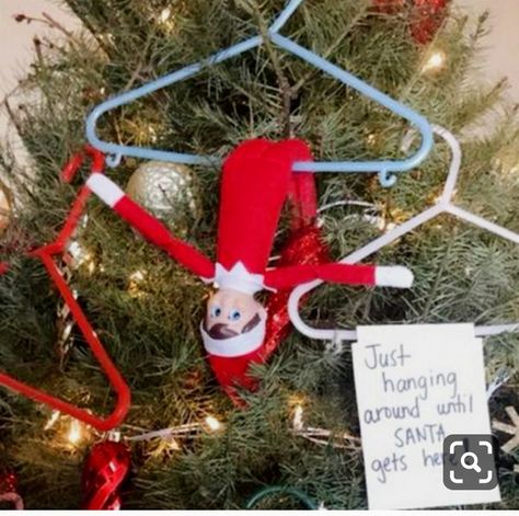 Elf On The Shelves, Christmas Pranks, Funny Christmas Decorations, Pranks For Kids, Awesome Elf On The Shelf Ideas, Xmas Elf, Elf Antics, Elf Fun, Ideas For Christmas