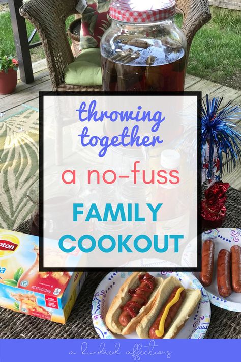 Looking to create meaningful memories with your kids this summer without feeling stressed?Try a casual family cookout!  Read on to see how to keep it simple! #summer #bbq #family #cooking #simpleliving #cookout #ad #MasterYourSummer Small Cookout Food Ideas, Park Cookout Ideas, Cheap Cookout Food, Kids Cookout Food, Simple Cookout Food, First Birthday Cookout, Family Cookout Ideas, Family Bbq Ideas, Summer Cookout Food Ideas