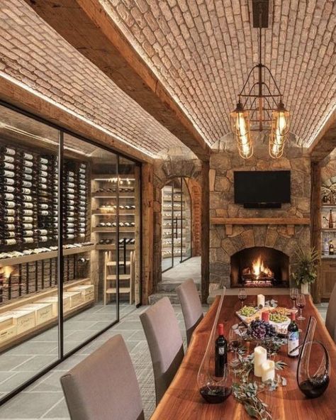 Home Tasting Room, Wine Tasting Bar Design, Cozy Wine Room, Winery Interior Design Tasting Room, Wine Cellar Tasting Room, Wine Tasting Room Ideas Interior Design, Vineyard House Interior, Wine House Design, Wine Rooms In House