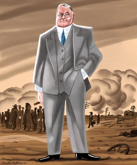 Hating on Herbert Hoover | The New Yorker Herbert Hoover, Dust Bowl, The New Yorker, New Yorker, Wizard, Men's Blazer, History