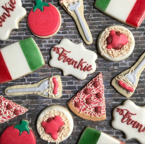 Happy National spaghetti day 🍝 #recipe #dinner #food #yummy #spaghetti #italian #italy #italianfood #pasta Spaghetti Cookies Decorated, National Spaghetti Day, Recipe Dinner, Decorated Sugar Cookies, Dinner Food, Cookies Decorated, Pasta Shapes, Food Yummy, Shaped Cookie