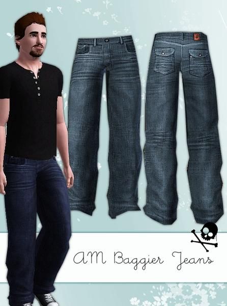 I thought the baggy jeans that came with the game were just not baggy enough, I couldn't make them as baggy as I wanted, but these are fairly baggy imo.. :D Enjoy!  Found in TSR Category 'Sims 3... Male Baggy Jeans, Sims 4 Cc Clothes Male, Sims 3 Generations, Sims 3 Cc Clothes, Sims 4 Cc Clothes, Different Body Sizes, Sims 4 Men Clothing, Sims 4 Male Clothes, Sims 3 Cc Finds