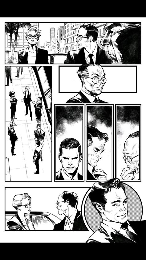 Dave Rapoza on Twitter: "These inks are too good, @PepeLarraz you really killed it, so happy these are included in the back of the book… " Black And White Comic Drawing, Comic Panel Composition, Comics Panels Layout, Comic Books Pages Layout, Comic Book Page Layout, Comic Panel Layout Ideas, Comic Panels Reference, Comic Panel Reference, Comic Page Sketch