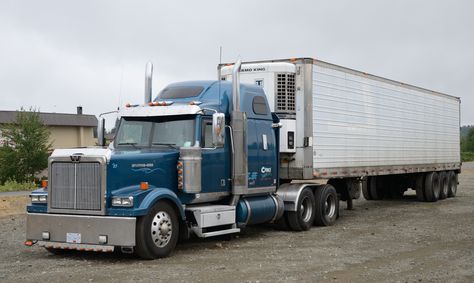 Western Star 4900SF | Flickr - Photo Sharing! Western Truck, Western Star Trucks, Dog Tree, White Truck, Truck Pictures, Western Star, Old Pickup, Beach Tattoo, Old Pickup Trucks