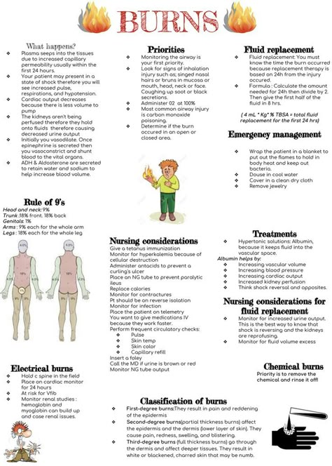 Ems Study Cheat Sheets, Ems Cheat Sheets, Burns Nursing Notes, Emt Cheat Sheets, Burns Nursing Cheat Sheet, Burn Nursing, Nursing Nclex Cheat Sheets, Fnp Study Cheat Sheets, Nursing Cheat Sheet Study Guides