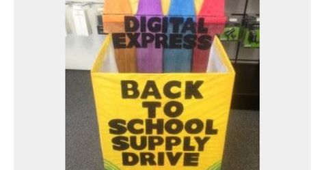 Church Back To School Bash, Back To School Drive, School Donations, School Supply Box, Back To School Displays, School Supply Drive, Back To School Bash, Community Service Ideas, Donation Ideas