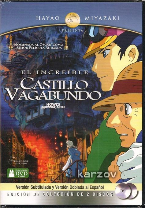 El increíble castillo vagabundo Director: Hayao Miyazaki, N° de pedido: DVD I379c Howls Moving, Japanese Movies, Howls Moving Castle, Hayao Miyazaki, Miyazaki, Studio Ghibli, About Life, Dvd, Insurance