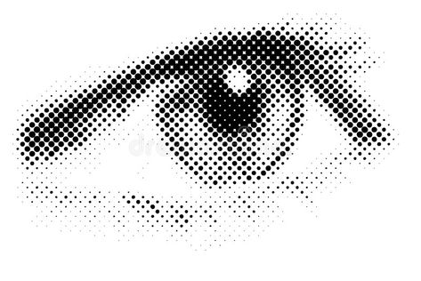 Vector eye. With halftone effects , #affiliate, #eye, #Vector, #effects, #halftone #ad Eye Overlay, Eyes Graphic Design, Closed Eye Drawing, Eye Collage, Eyes Collage, Eye Edit, Aesthetic Vector, Eyes Edit, Eye Png