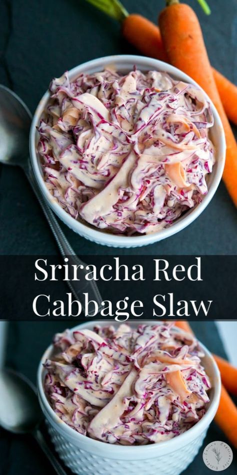 Red Cabbage Coleslaw, Salad Cabbage, Cabbage Coleslaw, Layered Salad Recipes, Red Cabbage Slaw, Layered Salad, Cabbage Slaw, Coleslaw Recipe, Cabbage Recipes