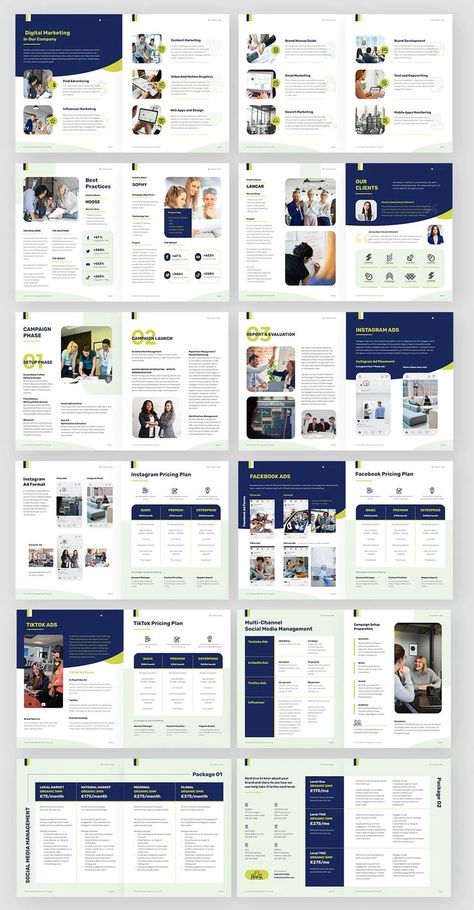 Canva Branding, Social Media Strategy Template, Free Social Media Templates, Marketing Proposal, Social Media Report, Business Web Design, Branding Portfolio, Social Media Posting Schedule, Types Of Social Media