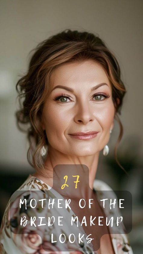 Need to look your best as the mother of the bride? Click for stunning makeup looks that complement any wedding theme. Learn how to enhance your natural beauty with grace and style! 🌟💍 #StunningMakeup #WeddingTheme #NaturalBeauty #GracefulStyle #MotherOfTheBrideMakeup Make Up Styles For Wedding, Eye Makeup For Mother Of The Bride, Mother Of The Bride Eye Makeup Over 50, Makeup Looks For Mother Of The Groom, Mother Of The Bride Makeup Hooded Eyes, Wedding Make Up Mother Of The Bride, Natural Makeup Mother Of The Bride, Natural Mother Of The Groom Makeup, Mob Wedding Makeup