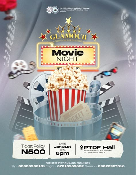 Movie Night Poster Design, Movie Night Flyer, Graphic Design School, Graphic Shapes Design, Adobe Illustrator Graphic Design, Graphic Design Cards, Church Poster Design, Photoshop Design Ideas, Creative Flyer Design