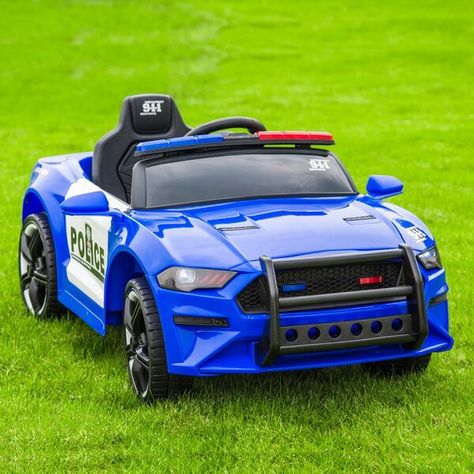 You'll love the Ride on Toy at Wayfair - Great Deals on all Baby & Kids products with Free Shipping on most stuff, even the big stuff. Kids Police Car, Toy Police Cars, Kids Police, Police Truck, Bed With Led Lights, Car For Kids, Magic Car, Kids Ride On Toys, Toy Cars For Kids