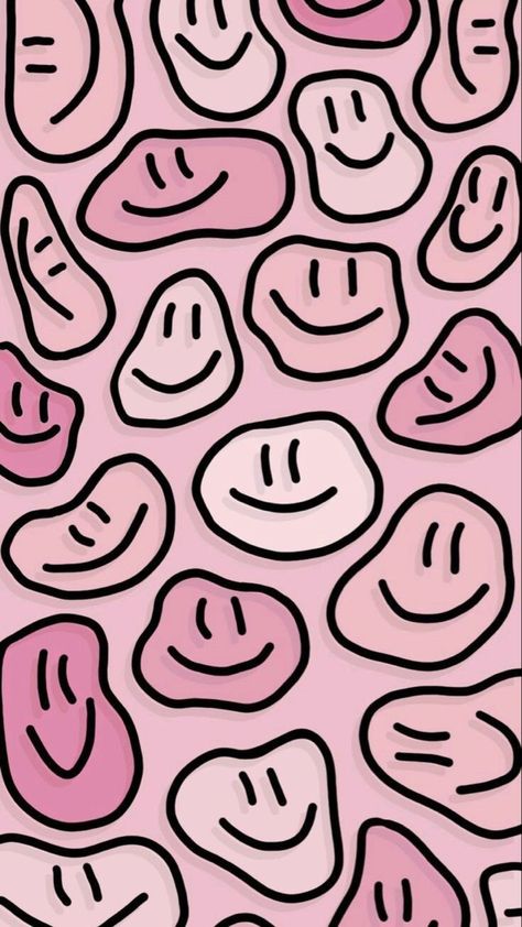 Pink Asthetics Wallpaper, Helloween Wallpaper, Wallpaper Preppy, Iphone Wallpaper Preppy, Printable Wall Collage, Cute Images For Wallpaper, Cute Home Screen Wallpaper, Smile Wallpaper, Wallpaper Iphone Boho