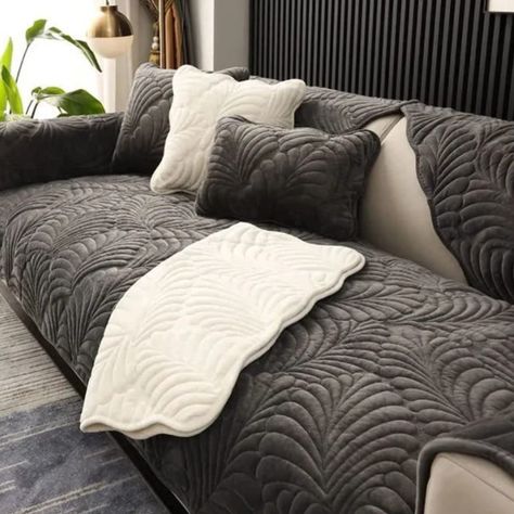 Sofa Covers Online, Sectional Couch Cover, Cheap Sofas, Quilted Sofa, Sofa Protector, L Shaped Couch, Slip Covers Couch, Plush Sofa, Couch Cover