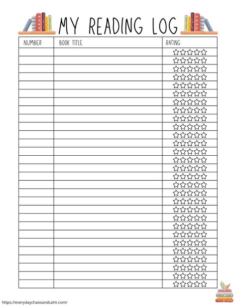 Free Printable Reading Logs for Kids and Adults | Reading log printable, Reading journal printable, Reading log Reading Book Log Free Printable, Home Reading Logs Free Printable, Read 100 Books Printable, Reading Book List Printable, Book Log Free Printable, Book Reading Log Printable, 2024 Reading Log Printable, Reading List Printable Free, Reading Book Log