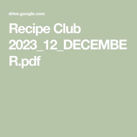 Recipe Club 2023_12_DECEMBER.pdf Glucose Goddess Recipes, Glucose Goddess, Diy Heart, Food Club, Inflammatory Foods, 12 December, Heart Health, Healthy Living, Health