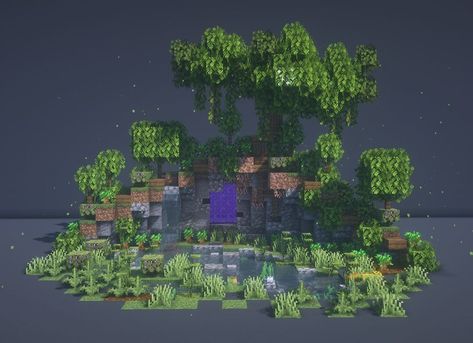 Minecraft Swamp, Portal Design, Base Ideas, Minecraft Structures, Minecraft Farm, Minecraft Inspo, Minecraft Architecture, Minecraft Buildings, Minecraft Building