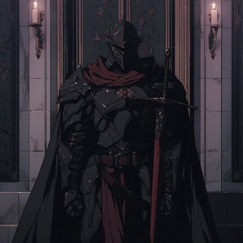 Black Knight, Building, Wall, Black