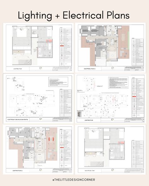 How to use SketchUp and Layout for Interior Design — The Little Design Corner Sketch Plan, Design Documentation, Interior Design Portfolio Layout, Interior Design Principles, Interior Design Presentation, Portfolio Design Layout, Lighting Plan, Presentation Layout, Electrical Plan