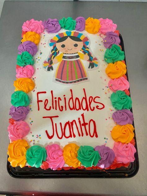 Pastel con tematica mexicana , fihurs comestible de arroz Mexican Theme Party Decorations, Mexican Birthday Parties, Mexican Birthday, Mexican Theme, Mexican Party Theme, Theme Party, Party Themes, Birthday Parties, Cake Decorating