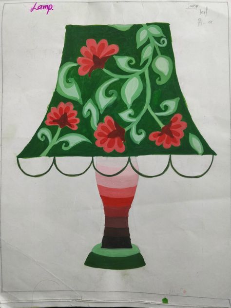 Elementary and intermediate lamp design work by the students of @ an_artistsuniverse Lamp Design Drawing For Intermediate, Lamp Shade Drawing, Child Care Logo, Elementary Drawing, Shading Drawing, Mehndi Designs Front Hand, 2d Design, Oil Pastel Drawings, Care Logo