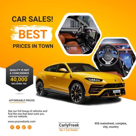 2,270+ car deal Customizable Design Templates | PosterMyWall Car Workshop, Buy Used Cars, Car For Sale, Car Sales, Business Flyer Templates, Sale Flyer, Sell Car, Free Cars, Car Posters