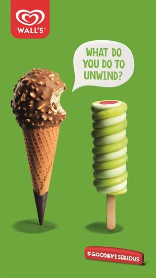 Wall's ice cream relaunches brand with 'Goodbye Serious' positioning Ice Cream Campaign, Positioning Marketing, Magnolia Ice Cream, Walls Ice Cream, Food Photography Cake, Fertility Smoothie, Grocery Ads, Marketing Magazine, Ice Cream Poster