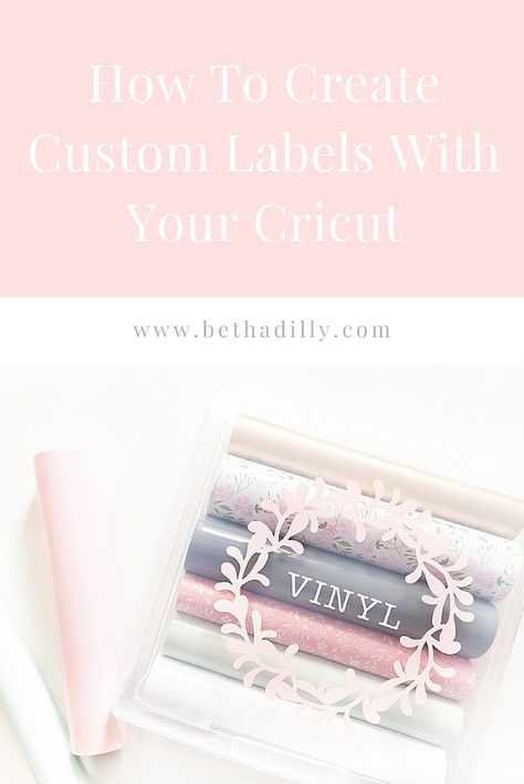 Diy Labels With Cricut, Create Labels, Cricut Supplies, Bedroom Crafts, Diy Labels, Custom Labels, Craft Tutorials, Cricut Projects, Cricut Crafts