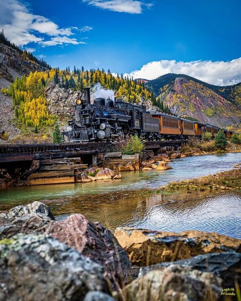 Durango Train, Durango Colorado, Train Tracks, Golden Age, Steam, Colorado, Train, Natural Landmarks, House Styles