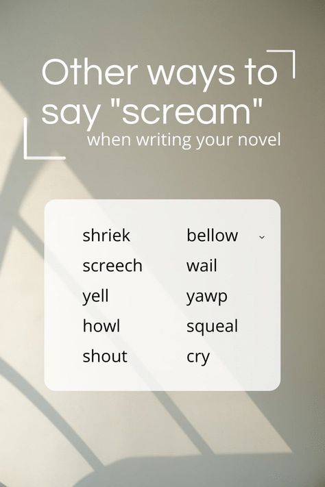 Good Ways To Start A Story, Other Words For Scream, Ways To Start Your Story, How To Write A First Chapter, How To Start Writing A Book, Ways To Start A Book, Ways To Start A Story, Short Story Writing Prompts, Book Advice