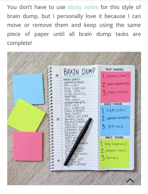 Work Binder Ideas, Organizing Work Notes, Post It Planner, How To Organize Your Notebook, How To Organize Work Notes, Work Planner Organization Layout, Organize Notebook, Work Notebook Organization, Work Organization Ideas