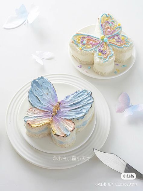 Pasteles Aesthetic, Vintage Birthday Cakes, Aesthetic Cake, Mini Torte, Pastel Cupcakes, Cake Mini, Cake Aesthetic, Recipe Cake, Elegant Birthday Cakes