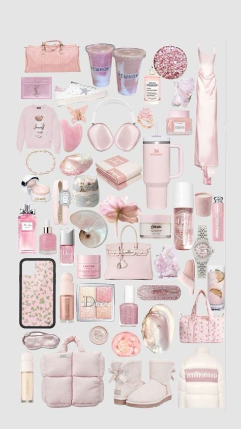 Pink Items, Pretty Pink Princess, Pink Lifestyle, Perfect Skin Care Routine, Pink Life, Top Makeup Products, Pretty Skin Care, Skin Care Items, Pink Girly Things