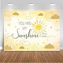 Ray Of Sunshine Party, Backdrop Cake Table, Birthday Photo Background, Sunshine Theme, Sunshine First Birthday, Sunshine Baby Shower, Baby Shower Background, Birthday Party Photography, Sunshine Baby Showers