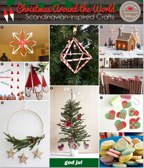 Scandinavian Christmas Crafts and Decorations #christmascrafts #scandinavianchristmas Scandinavian Christmas Stars Diy, Swedish Christmas Crafts For Kids, Scandinavian Christmas Star Diy, Christmas In Sweden Crafts For Kids, Scandinavian Paper Ornaments, Swedish Christmas Traditions, Scandinavian Diy, Scandinavian Christmas Decorations, Swedish Christmas