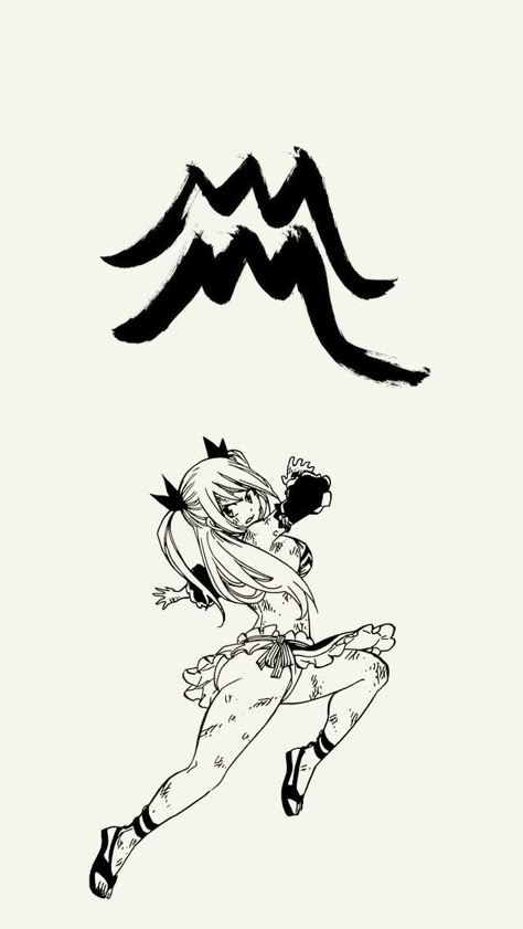 Lucy Aquarius Form, Fairy Tail Anime Tattoo Ideas, Lucy Heartfilia Capricorn Form, Lucy Heartfilia Tattoo, Lucy Heartfilia Wallpaper, Aquarius Fairy Tail, Fairy Tail Anime Lucy, Fairy Tail Wallpaper, Lucy Star