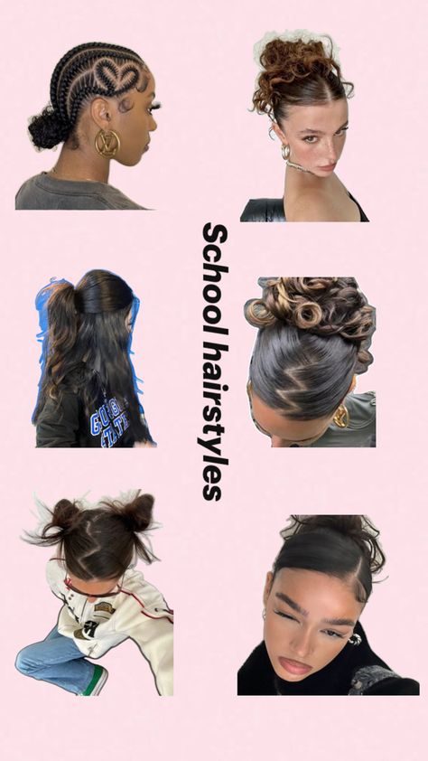 ( ˘ ³˘)♥︎ School Hairstyles, Hairstyles For School, Hairstyles, Hair Styles, Hair