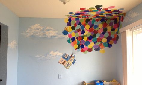 Moorefield Murals - Disney Theme: Disney Pixar's UP Kids Room Decor Ideas, Disney Wall Murals, Kids Room Murals, Cute Diy Projects, Disney Rooms, Kids Rooms Diy, Disney Wall, Room Decor Ideas, Baby's Room