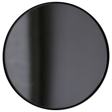 Alguacil & Perkoff Ltd. Wall Mirror - Orbis™ Round Tinted Frame - Medium British Modern Black Tinted Mirror, Mirror With Black Frame, Website Design Minimalist, Accessories Tray, White Mirror Frame, House Reception, Mirror Texture, Minimalist Mirrors, Multiple Mirrors