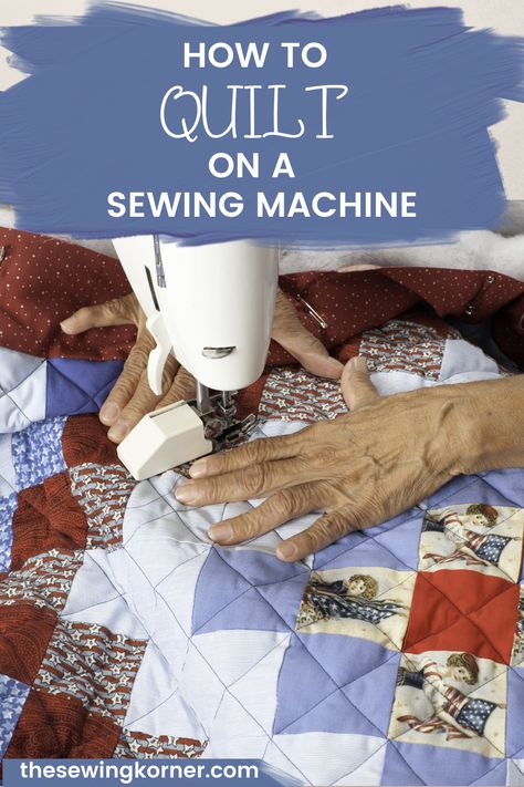 Machine Quilting Tutorial, Beginner Quilting Projects, Beginning Quilting, How To Quilt, Best Sewing Machine, Sewing Machine Quilting, Machine Quilting Patterns, Start Quilting, Quilt Sewing Patterns