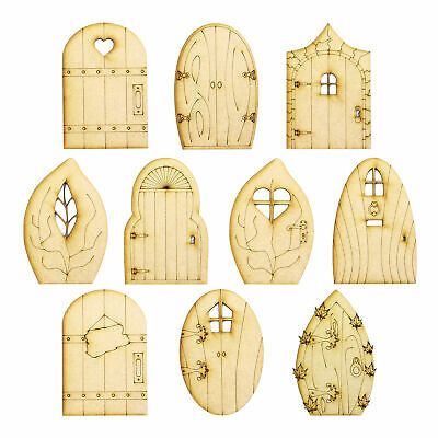 Hobbit Doors, Elf Hobbit, Fairy Door Accessories, Shapes Craft, Wooden Fairy, Bookshelf Display, Fairy Garden Doors, Chalk Pens, Craft Activity