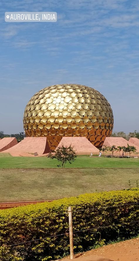 Auroville Pondicherry Aesthetic, Pondicherry Aesthetic, Auroville Pondicherry, Aesthetic View, Pondicherry, Aesthetic Words, 2024 Vision, Civil Engineering, India Travel