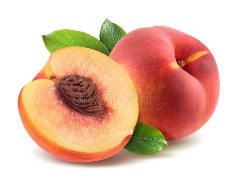 Peach with leaves and half piece isolated on white background. As package design , #AD, #piece, #isolated, #Peach, #leaves, #white #ad Giant Vegetable, Fruits Photos, Food Clipart, Peach Fruit, Fruit Photography, Fruit Illustration, Fruit Painting, Delicious Fruit, Fruit Art