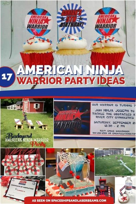 17 American Ninja Warrior Party Ideas for Any Age Ninja Warrior Birthday Party Cakes, Ninja Warrior Birthday Party Ideas, America Ninja Warrior Party, American Ninja Warrior Birthday Party, American Ninja Warrior Party Favors, Ninja Warrior Cake, Ninja Warrior Birthday Party, Ninja Warrior Party, America Ninja Warrior