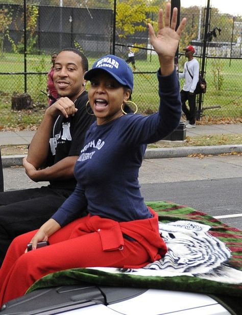 Taraji P. Henson (B.F.A., '95) at Howard University Homecoming. Howard University Homecoming, Howard Homecoming, Hbcu Fashion, Lynn Whitfield, Cookie Lyon, Empire Fox, Phylicia Rashad, Tommy Oliver, Homecoming Parade