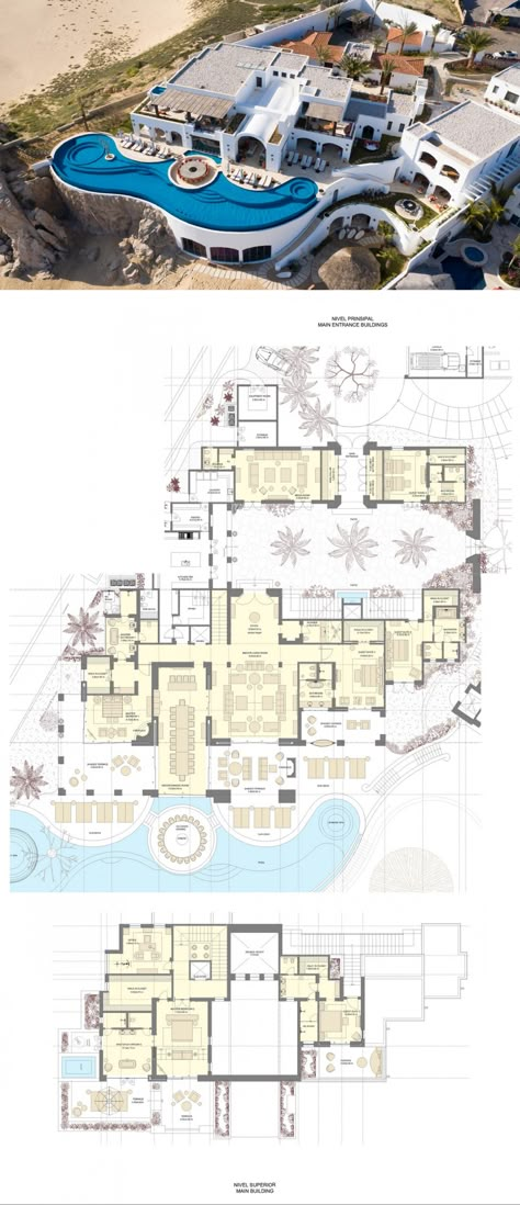 Villa Floor Plan Luxury, Modern Villa Floor Plan, Villa Blueprint, Luxury Villa Plan, Italian Villa Floor Plans, Beach Villa Floor Plan, Spanish Villa Floor Plans, Villa Floorplan, Villa House Plans