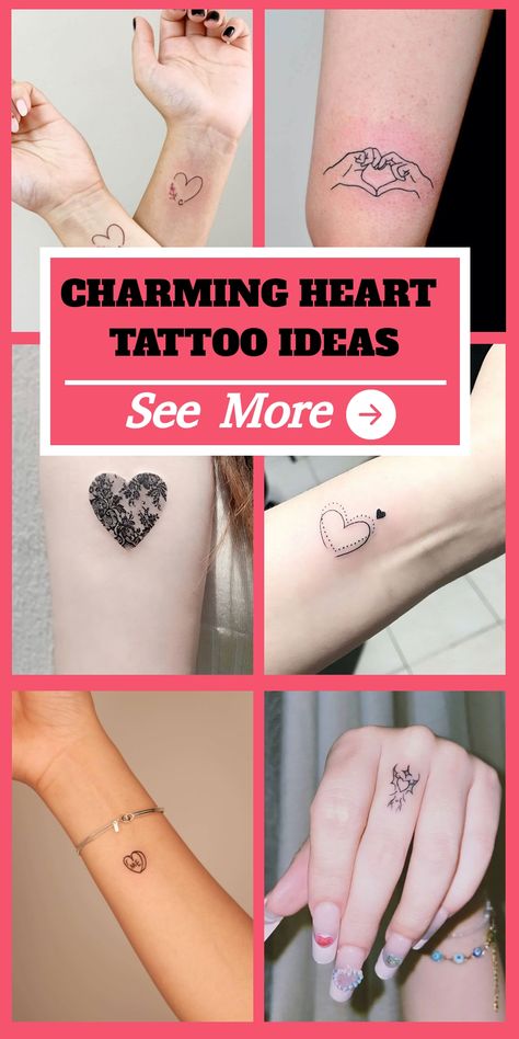 The heart is the most iconic symbol of love. And what’s a better way to celebrate love than getting a tattoo? Heart tattoo ideas are timeless. They’re stunning and versatile. You can get anything between simple and highly detailed. Whether you’re looking for your first ink or want to add something simple yet meaningful to your collection, heart tattoos can be a fabulous choice. 3 Small Hearts Tattoo On Wrist, Heart Hand Tattoo, Cute Heart Tattoos, Memorial Heart Tattoo, Geometric Heart Tattoo, Hand Heart Tattoo, Heart Tattoo Ideas, Heart Tattoos With Names, Doe Tattoo