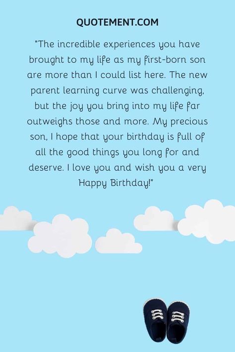 150 Cute Happy Birthday To My First Born Son Quotes First Born Birthday Quotes Sons, Happy Birthday First Born Son, First Birthday Message For Son, Happy First Birthday My Son, Happy Birthday To My First Born Son, First Born Son Birthday Quotes From Mom, 2nd Birthday Quotes For Son, First Birthday Quotes For Son, My First Born Son Quotes